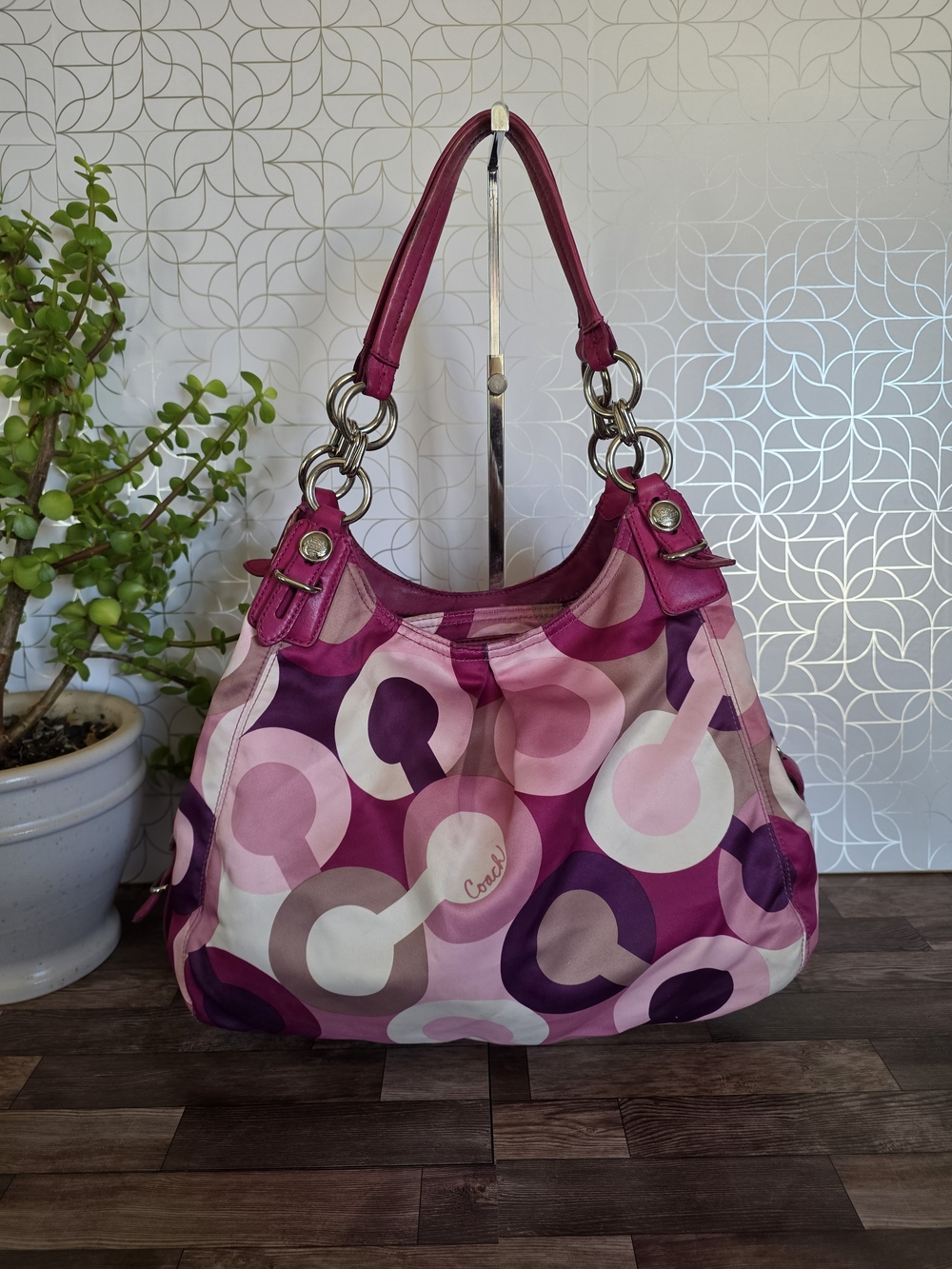 Vintage Coach Madison Maggie Hobo Shoulder Bag